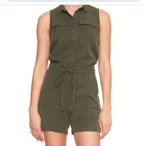 BANANA REPUBLIC Army Green Romper